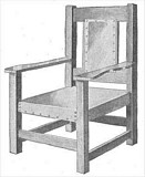 Free Leather Back Arm Chair Plan