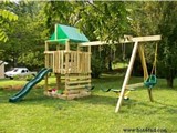 Wooden Playset Swing Set plans