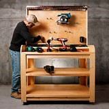 Free Charging Station for Cordless Tools Plan