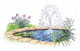 Waterfall for Water Garden plans