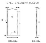 Wooden Wall Calendar Holder plans