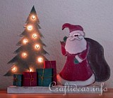 Lighted Father Christmas Decoration plans