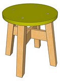 Another 14 Inch High Stool plans